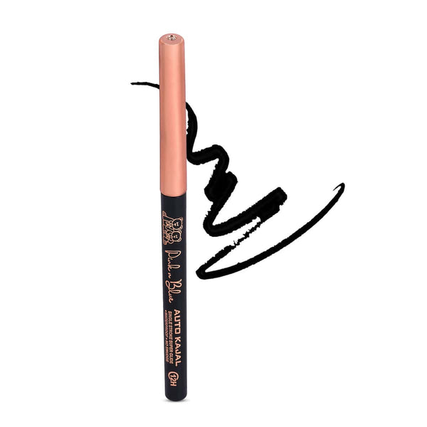 PINK N BLUE | Intense Eyes Duo | PB-34 Auto Kajal | Smudge-Proof | Long-Lasting Formula for Bold and Beautiful Eyes | Effortless Application | Pack Of 2 | Black |