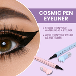 PINK N BLUE | PB-32 Cosmic Pen Eyeliner Duo | Pack of 2 | Dual Delight for Striking Eyes | Precision Application | Long-Lasting Formula | Cosmic Colors to Illuminate Your Gaze | Cosmic Charm