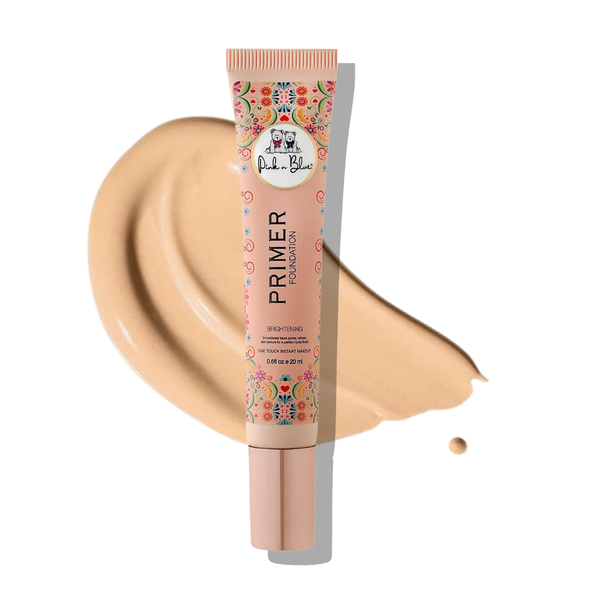 PINK N BLUE|Canvas of Perfection|PB-44 Primer Foundation Tube|An Ultra-Lightweight Elixir for Flawless Skin|Expertly Blending Primer & Foundation for a Seamless Base|Shade-01|