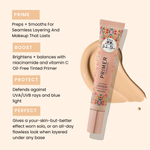 PINK N BLUE|Canvas of Perfection|PB-44 Primer Foundation Tube|An Ultra-Lightweight Elixir for Flawless Skin|Expertly Blending Primer & Foundation for a Seamless Base|Shade-01|