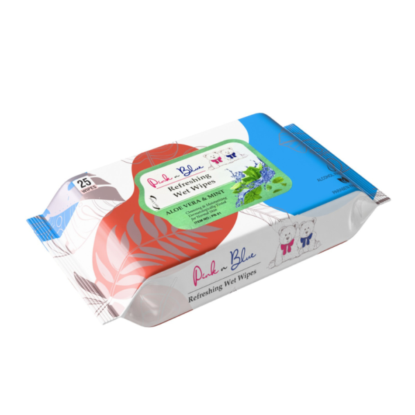 Refreshing Wet Wipes | 25 Wipes/Pack - Image 6