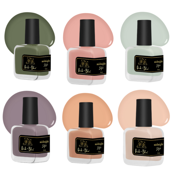 MIDNIGHT Magic Nail Polish Set | Long Lasting & High Gloss Effect | 10ml | Set of 6 - Image 11