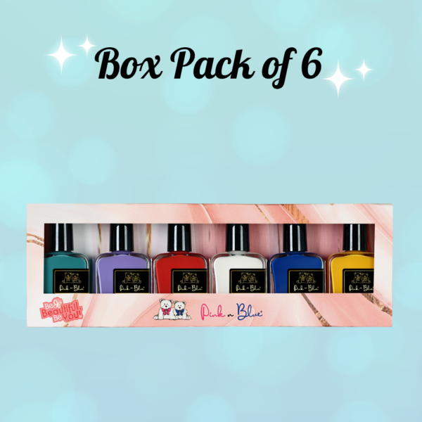 MIDNIGHT Magic Nail Polish Set | Long Lasting & High Gloss Effect | 10ml | Set of 6 - Image 6