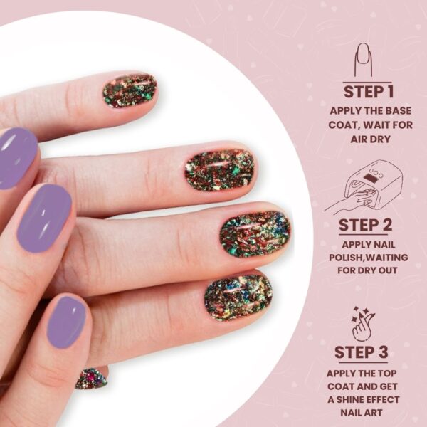 2 in 1 Nail Paint | 48 shades - Image 2