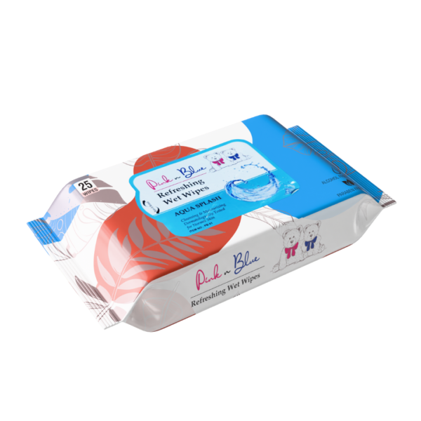 Refreshing Wet Wipes | 25 Wipes/Pack - Image 3