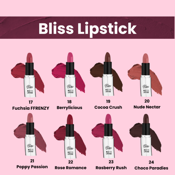 Bliss Matte Lipstick | Unveil Your True Beauty | Collection Of 24 Shades - Image 4