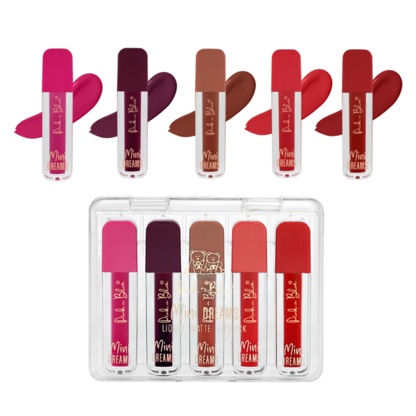 Mini Dreams Liquid Matte Lipstick | Non Transfer | Smudge Proof | 1.2ml each | Pack of 5