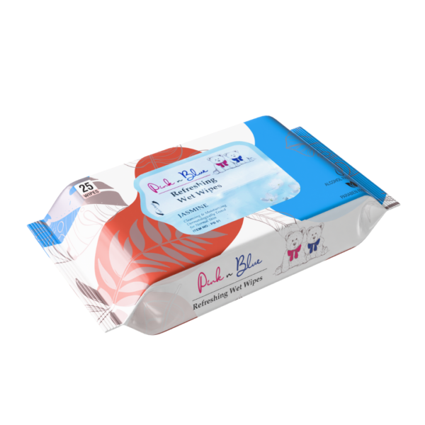 Refreshing Wet Wipes | 25 Wipes/Pack - Image 2